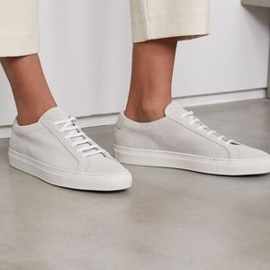 Common Project Off White Suede Achilles